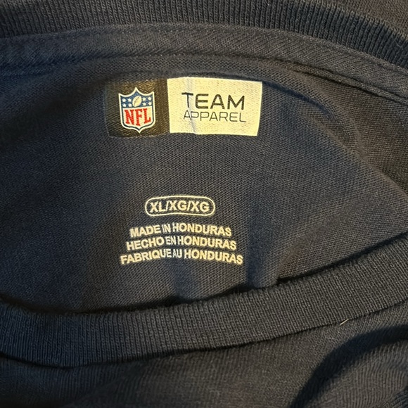 New England Patriots AFC East NFL Team Apparel Navy Blue Long Sleeve Shirt sz XL - Picture 6 of 6